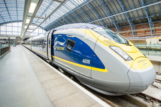 Le train à grande vitesse Eurostar