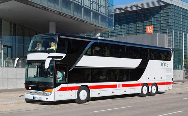 Avantage Interrail sur les bus International IC
