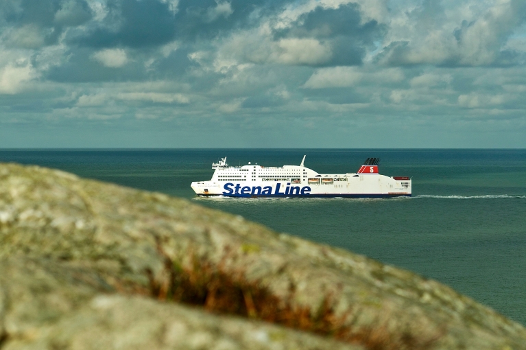Ferry Stena Line près de Holyhead